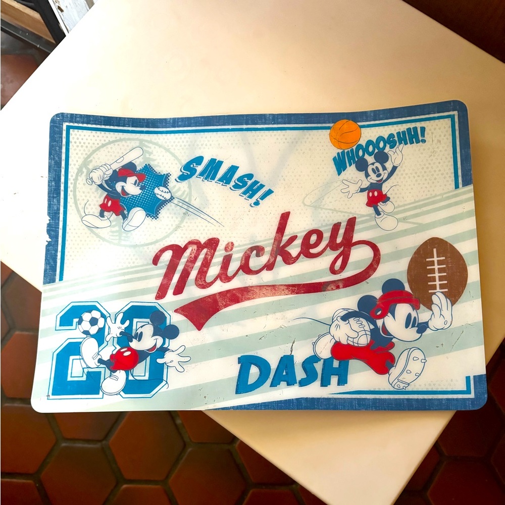 Disneys Mickey Mouse Sports Placemat Set